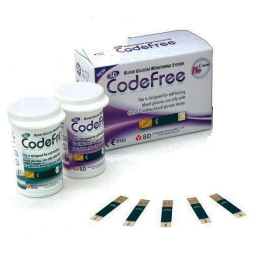 Prúžky SD CodeFree Test strips